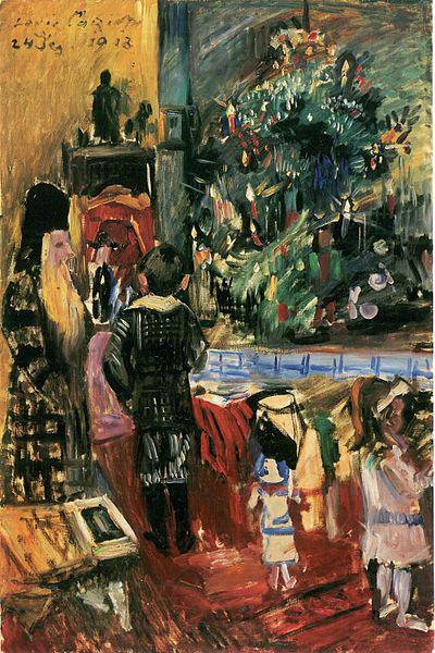 Lovis Corinth Weihnachtsbescherung